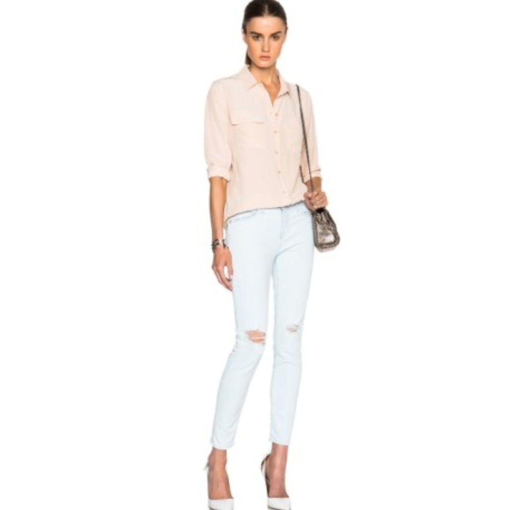 Current/Elliott Stiletto Cropped Skinny Jeans
